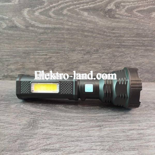 Аккумуляторный  фонарь ручной повербанк (powerbank) с солнечной панелью, USB выход  TY-828T